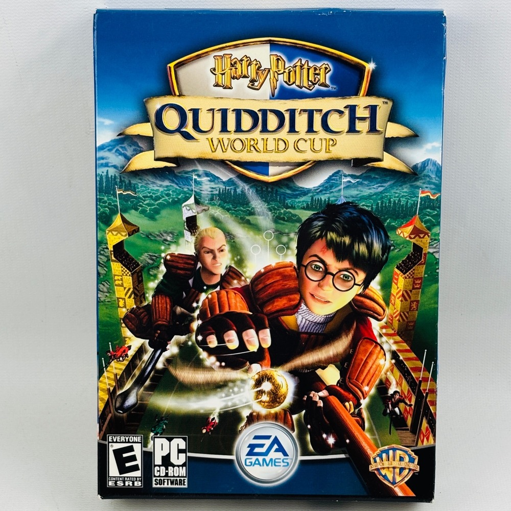 Harry Potter Quidditch World Cup PC CD-ROM Game 2003 EA Games New‎ Sealed